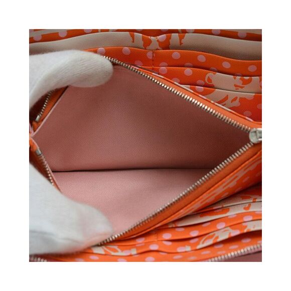 Pre Loved Hermes ZipAround Leather Wallet Women Pink - Picture 7 of 8